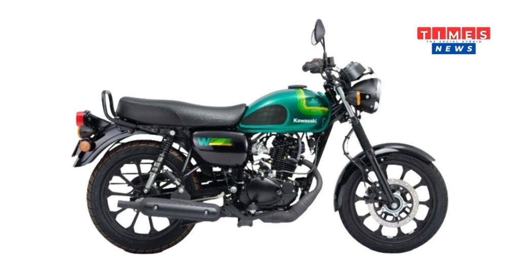 Kawasaki W175 Street Candy Emerald Green Color
